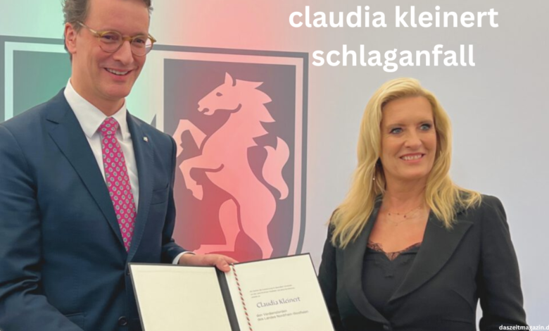 claudia kleinert schlaganfall