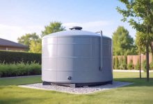 Wassertanks unterirdisch